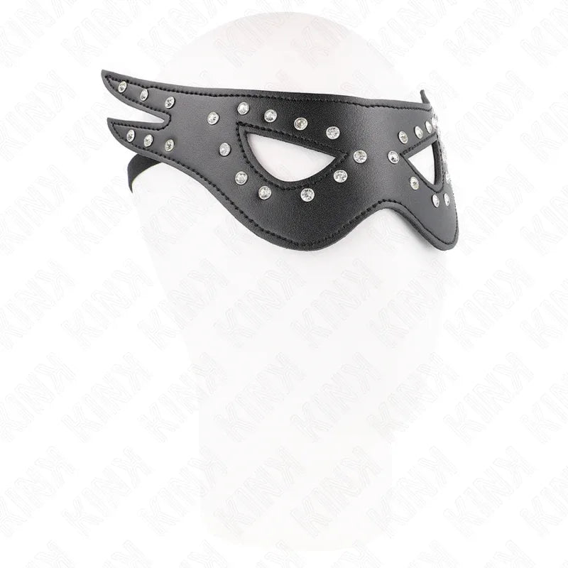 Kink – Masque Sexy en Cuirette Modèle 2 27 X 13 cm