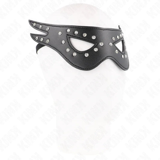 Kink – Masque Sexy en Cuirette Modèle 2 27 X 13 cm
