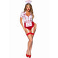 LEG AVENUE - DISFRAZ DE ENFERMERA SEXY ROJO/BLANCO S
