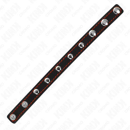 KINK - ANILLO DE CUERO PARA EL PENE CON PINCHOS 21,5 X 1,6 CM