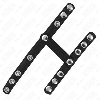 KINK - ANNEAU PÉNIS AVEC 3 RÉGLABLE SANGLES POUR DIVISEURS DE COUILLES