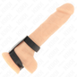 KINK - ANILLO DOBLE DE CUERO AJUSTABLE PARA EL PENE