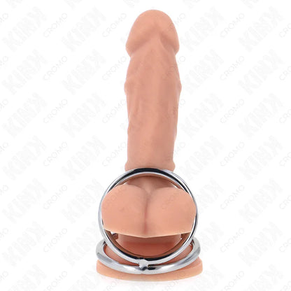Kink – Anneau Pénis en Métal Triple Chrome 3,8 cm à 5 cm Modèle 2