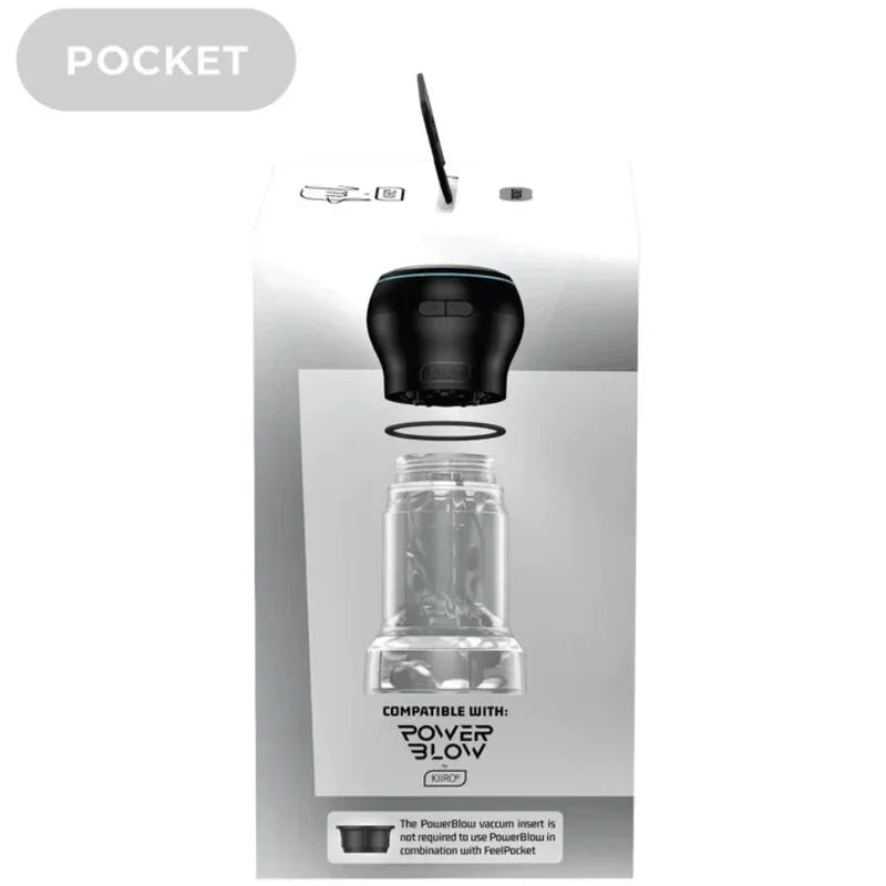 Kiiroo – Feel Pocket Stroker Cristal Par Kiiroo Transparent