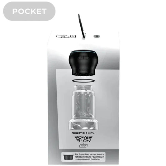 Kiiroo – Feel Pocket Stroker Cristal Par Kiiroo Transparent