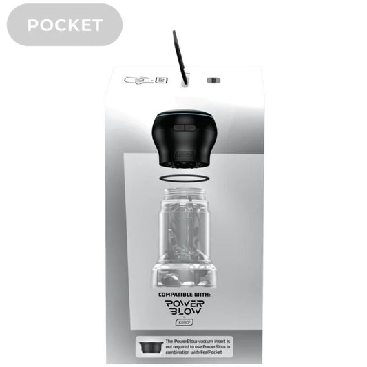 KIIROO - FEEL POCKET STROKER CRYSTAL PAIR KIIROO TRANSPARENT