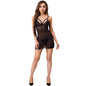 LIVCO CORSETTI FASHION - TIANA LC 20208 CHEMISE + STRING NOIR S/M