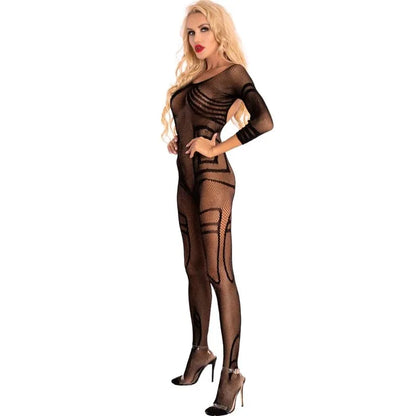 Livco Corsetti Fashion – Peignoir + Chemise + String Melisenda Cf 1709 Noir S