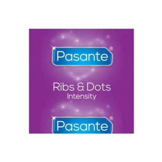 Pasante – Préservatifs Intensité Ribs & Dots 144 Unités