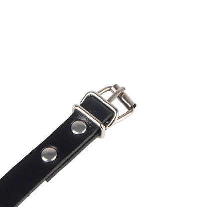 Subblime – 953690 Menottes avec Ceinture de Bondage Noire taille Unique
