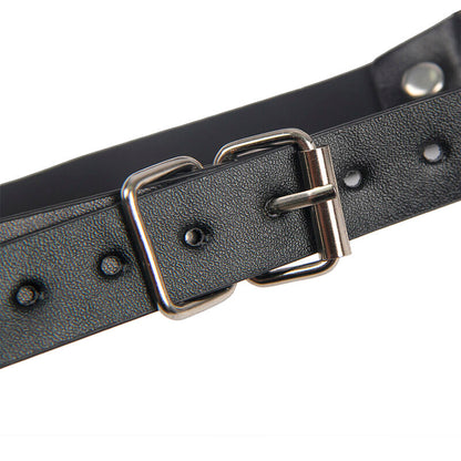 SUBBLIME - 953720 PINZAS PARA PEZONES DE CUERO BONDAGE NEGRO TALLA ÚNICA