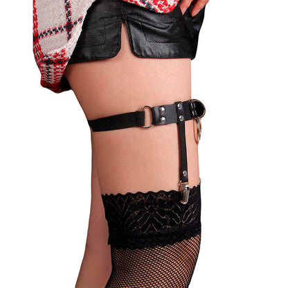 SUBBLIME - 953744 LIGA PUNK DE CUERO AJUSTABLE NEGRA TALLA ÚNICA
