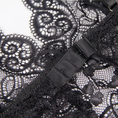 SUBBLIME - 953911 CAMISÓN DE SEDA Y ENCAJE + BRAGUITA NEGRA S/M