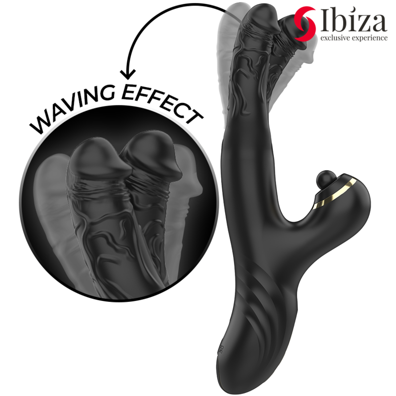 Double vibrateur two dragons noir – Ibiza