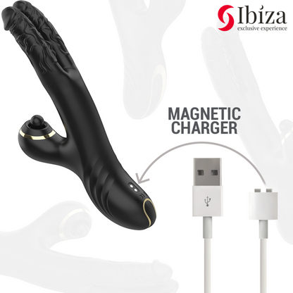 Double vibrateur two dragons noir – Ibiza