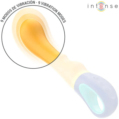 Intense – Vibrateur Point G Jaune Shaggy