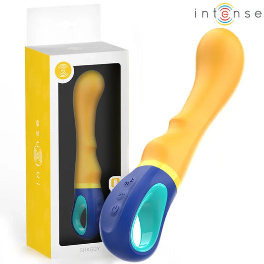 Intense – Vibrateur Point G Jaune Shaggy