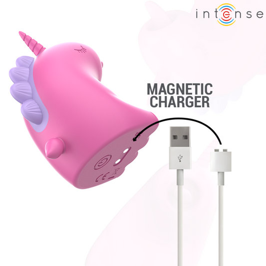 INTENSE - PINKIE STIMULATEUR LICORNE FUCHSIA