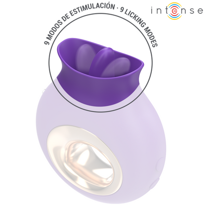 INTENSE - TULI STIMULATEUR CLITORIS 9 VIBRATIONS &amp; 9 OSCILLATIONS VIOLET