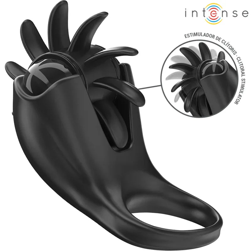 Stimulateur clitoridien mabel anneau vibrant 10 vibrations avec stimulateur – Intense