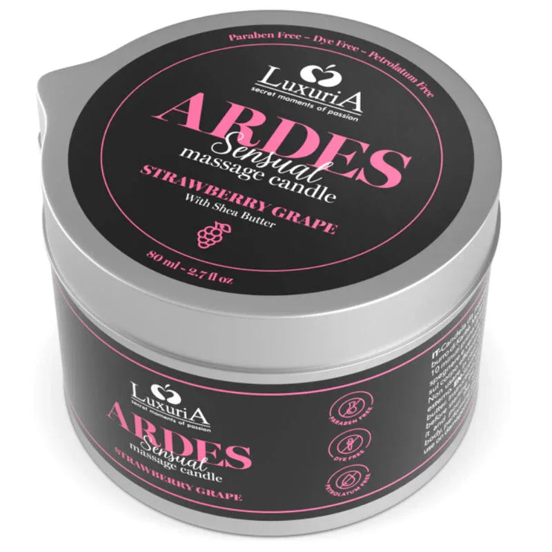 Intimateline Luxuria – Bougie de Massage au Raisin