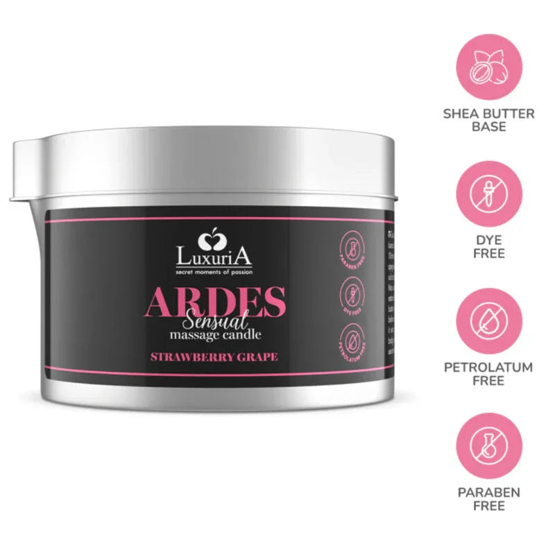 Intimateline Luxuria – Bougie de Massage au Raisin