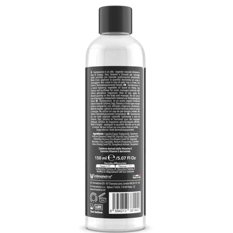Intimateline Luxuria – Huile de Massage Nuage de Sucre 150 ml