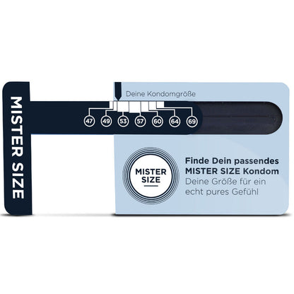 Dimensionneur de préservatifs (allemand) – Mister Size