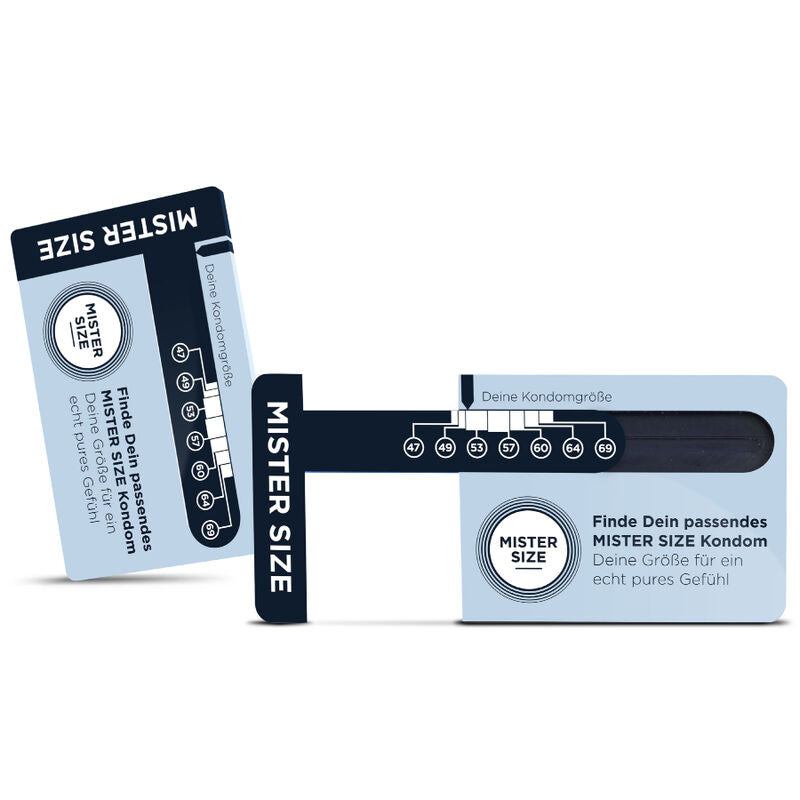 Dimensionneur de préservatifs (allemand) – Mister Size