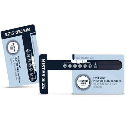 Dimensionneur de préservatifs (anglais) – Mister Size