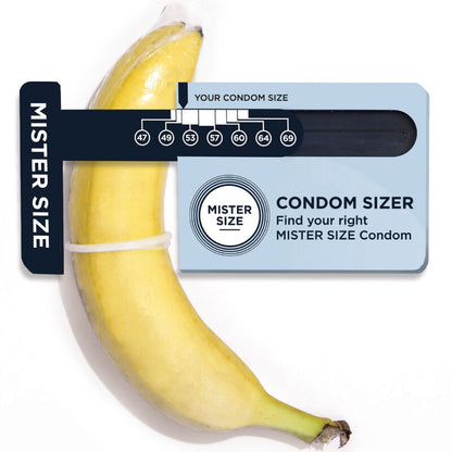Dimensionneur de préservatifs (anglais) – Mister Size