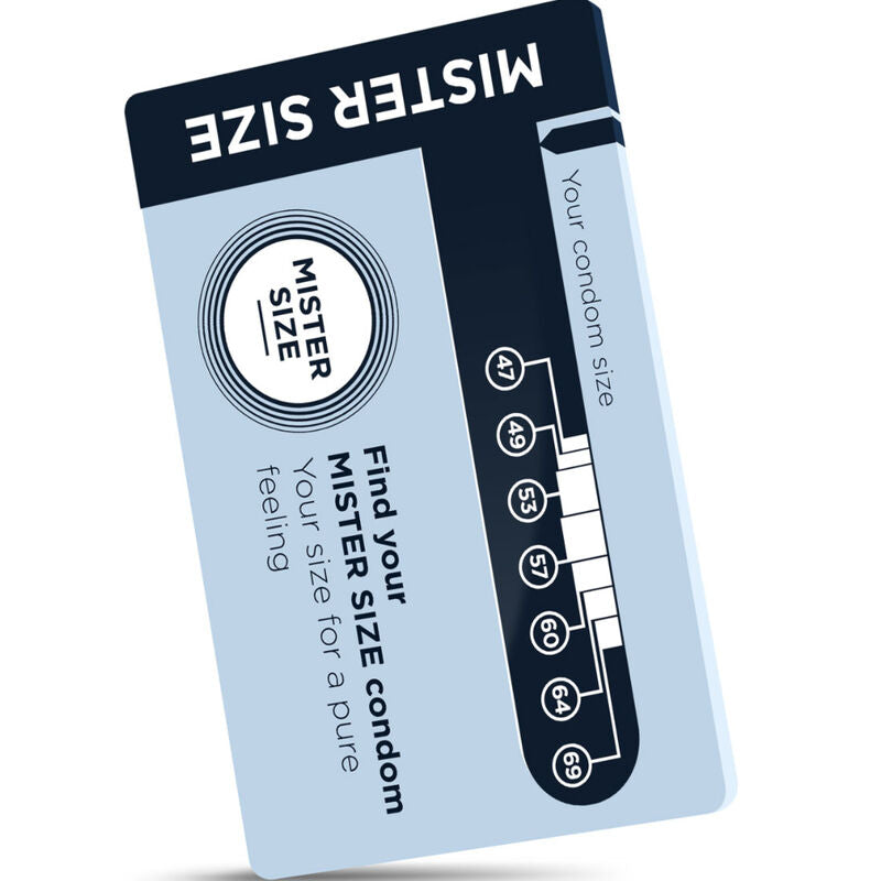 Dimensionneur de préservatifs (anglais) – Mister Size