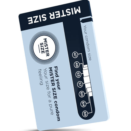 Dimensionneur de préservatifs (anglais) – Mister Size