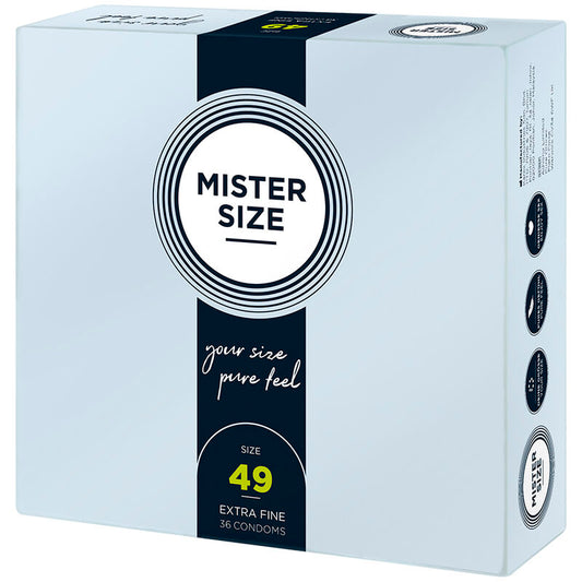 MISTER SIZE - PRESERVATIF TAILLE S 49 MM (36 UNITS)