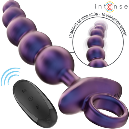 INTENSO - PLUG ANAL VIBRADOR TITO MODELO 3 CONTROL REMOTO