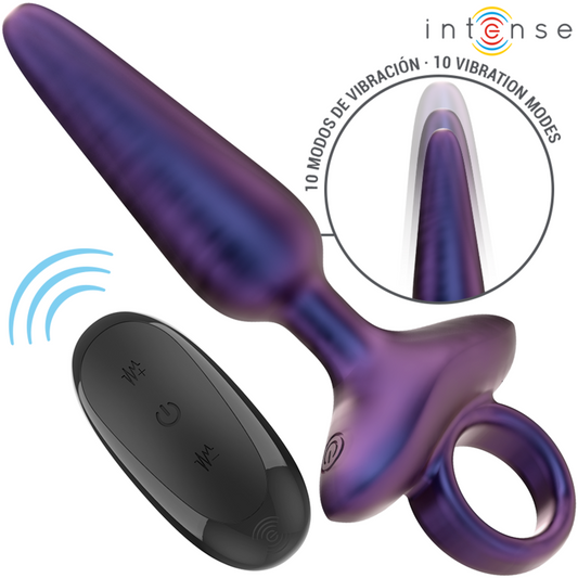 INTENSO - PLUG ANAL VIBRADOR MARLON MODELO 4 CONTROL REMOTO