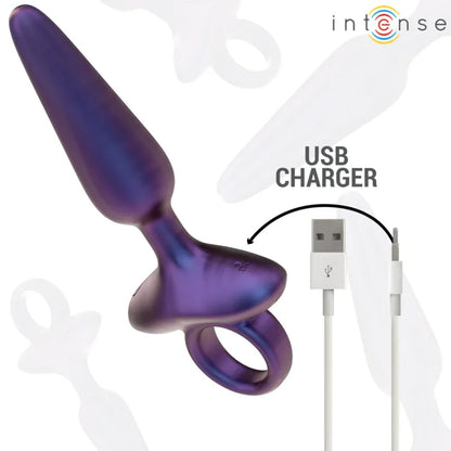 Intense – Marlon Plug Anal Vibrant Modèle 4 Télécommande