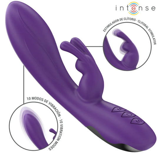 Intense – Randall Vibrateur Rabbit 10 Vibrations Violet