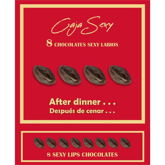 DIABLE ÉPICÉ - BOITE DE 8 CHOCOLATS FORME VAGIN