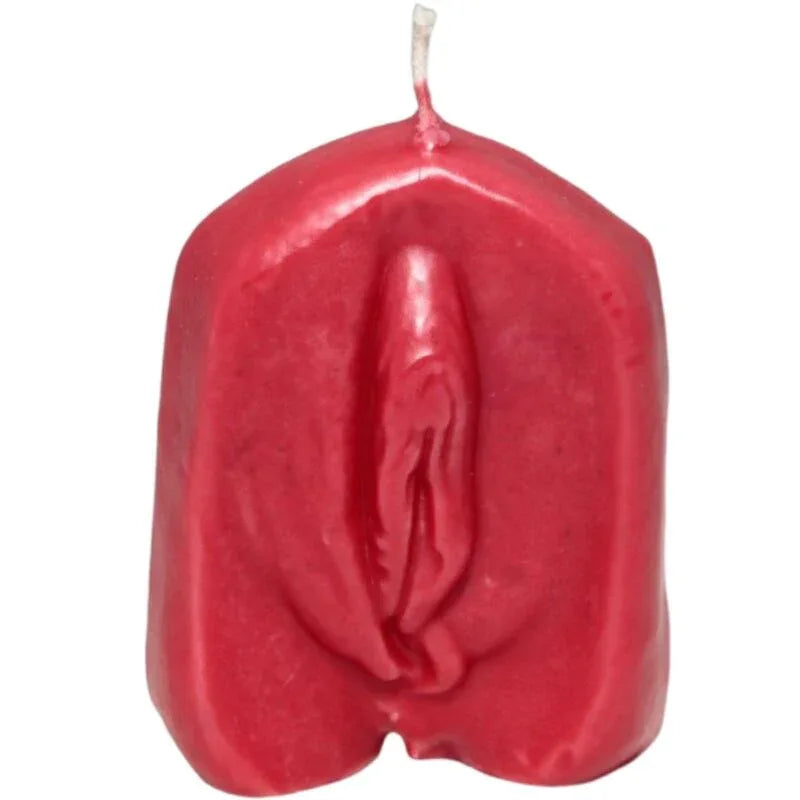 Diablo Picante – Bougie en Forme de Vagin Rouge