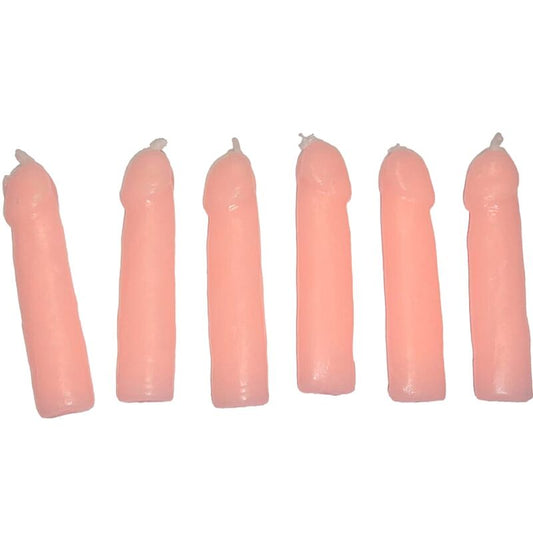 SPICY DEVIL - 6 BOUGIES IN THE SHAPE OF PÉNIS CHAIR