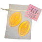 SPICY DEVIL - 2 SAVONS PARFUMES IN THE FORME OF VAGIN JAUNES