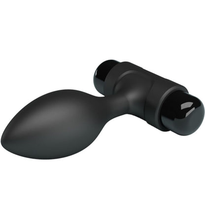 PRETTY LOVE - VIBRA BUTT 10 VIBRACIONES PLUG ANAL NEGRO