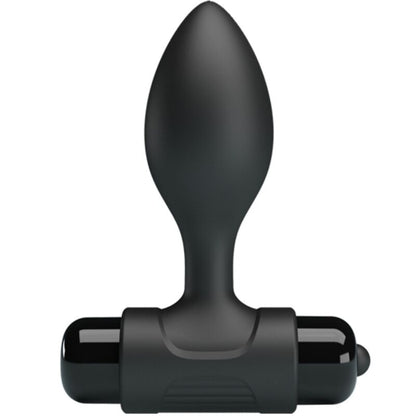 PRETTY LOVE - VIBRA BUTT 10 VIBRACIONES PLUG ANAL NEGRO