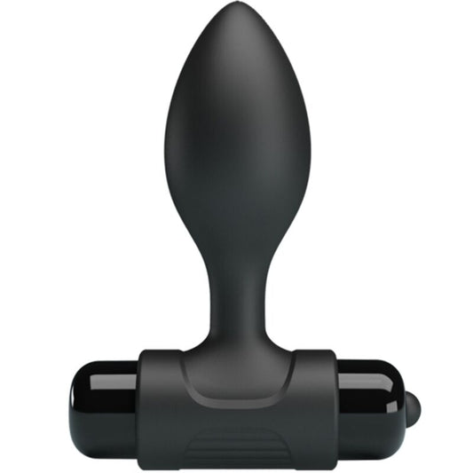 PRETTY LOVE - VIBRA BUTT 10 VIBRACIONES PLUG ANAL NEGRO