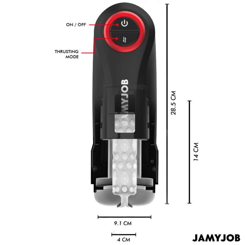 JAMYJOB - AUTOMATIC VAGIN MASTURBATEUR PAR GRAVITÉ 5 MODES D'ASPIRATION