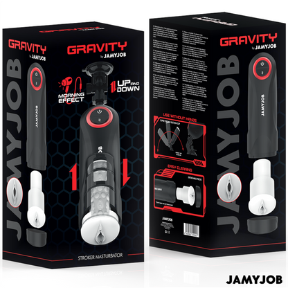 JAMYJOB - AUTOMATIC VAGIN MASTURBATEUR PAR GRAVITÉ 5 MODES D'ASPIRATION