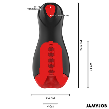 JAMYJOB - MASTURBATEUR AUTOMATIQUE CORE-X 5 MODES D'ASPIRATION AND VIBRATION
