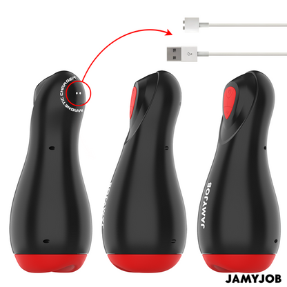 JAMYJOB - MASTURBATEUR AUTOMATIQUE CORE-X 5 MODES D'ASPIRATION AND VIBRATION