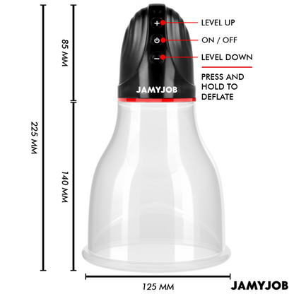 JAMYJOB - POMPE TESTIQUE AUTOMATIQUE XPAND LITE 3 NIVEAUX D'ASPIRATION GRAY